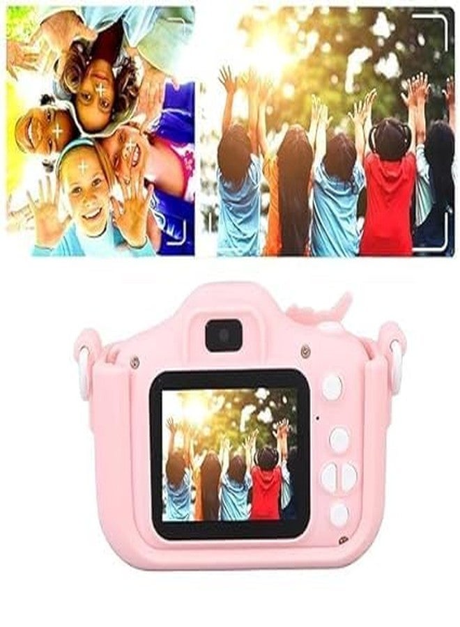 RAHU FREK SELAK Kids Selfie Camera, Auto Multi Functional Digital Camera Toy Cute Shell Rechargeable 2.0 Inch IPS Screen 1080P Dual Lens for Outdoor - Image 4
